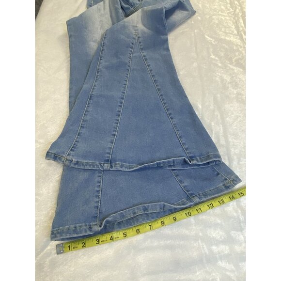 Altard State Super Flare Light Wash Jeans Sz 27 Stretch Button Fly High Waist - Picture 7 of 11